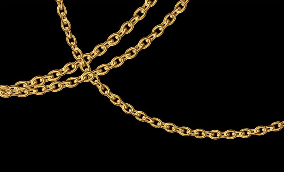 Gold Chain Jewelry Bracelet